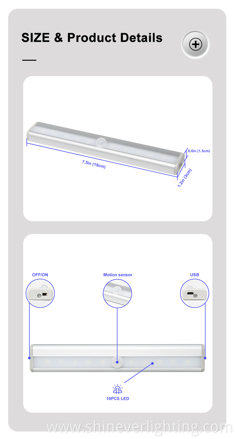 LED Motion Sensor Lights